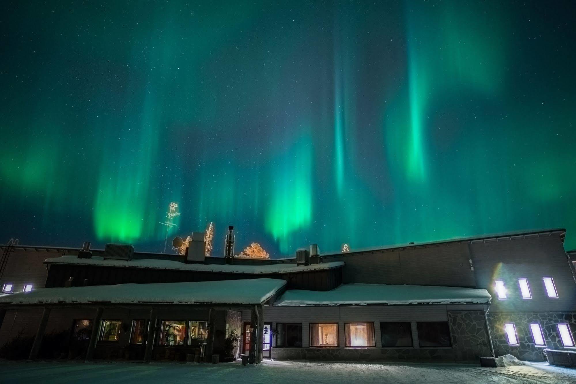 Santa's Hotel Aurora&Igloos Luosto Exterior foto